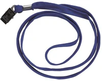 Donau 8340001PL-10 Azonosítókártya-tartó, nyakba akasztható, kék kép