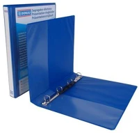 Donau COR_D278825K Gyűrűs könyv, panorámás, 4 gyűrű, d alakú, 44 mm, a4, pp, kék kép