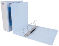 Donau COR_D278865FE Gyűrűs könyv, panorámás, 4 gyűrű, d alakú, 100 mm, a4, pp, fehér kép