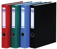Donau COR_D3932Z Gyűrűs könyv, 2 gyűrű, d alakú, 45 mm, a4, pp/karton, zöld kép
