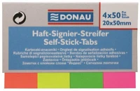Donau COR_D7576 Jelölőcímke, papír, 4x50 lap, 20x50 mm, vegyes szín kép