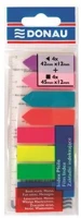 Donau COR_D7579 Jelölőcímke, műanyag, címke és nyíl forma, 8x25 lap, 12x45/42 mm kép