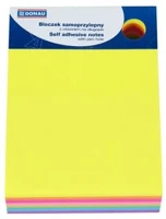 Donau COR_D7581 Öntapadó jegyzettömb, 101x76 mm, 7x40 lap, vegyes szín kép