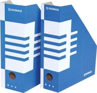 Donau COR_D7649 Iratpapucs, karton, 80 mm, kék-fehér kép