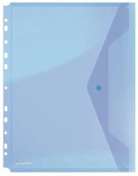 Donau COR_D8540K Irattartó tasak, a4, pp, patentos, lefűzhető, kék kép