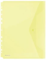 Donau COR_D8540S Irattartó tasak, a4, pp, patentos, lefűzhető, sárga kép