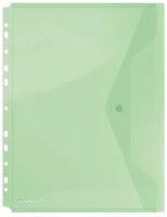 Donau COR_D8540Z Irattartó tasak, a4, pp, patentos, lefűzhető, zöld kép