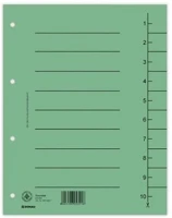 Donau COR_D8610Z Regiszter, karton, a4, zöld kép