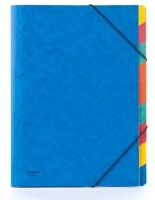 Donau COR_D8649 Előrendező, a4, 9 részes, karton, kék kép