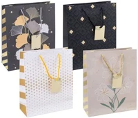 Donau COR_DB150852819 Ajándéktáska, zsinórfüles,  25x30x10cm,  