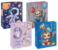 Donau COR_DB15086181 Ajándéktáska, zsinórfüles, 25x30x10 cm,  