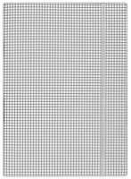 Donau COR_DFEP091 Gumis mappa, karton, a4, kockás, fehér kép