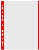 Donau U1774100PL-04 Lefűzhető genotherm  piros éllel a/4 40 mikron víztiszta  100 db/csomag kép