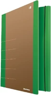 Donau U2060001FSC-06 Gumis mappa  life a/4 karton neon zöld-barna kép