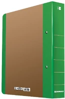 Donau U3835001FSC-06 Gyűrűskönyv  life a/4 50 mm karton 2 gyűrűs neon zöld-barna kép