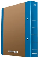 Donau U3835001FSC-10 Gyűrűskönyv  life a/4 50 mm 2 gyűrű karton neon kék-barna kép