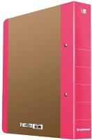 Donau U3835001FSC-30 Gyűrűskönyv  life a/4 50 mm karton 2 gyűrűs neon rózsaszín-barna kép