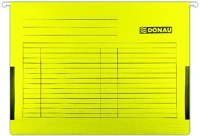 Donau U7420905-11 Függőmappa oldalvédelemmel  a/4 karton sárga 25 db/doboz kép