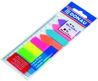 Donau U7579001PL-99 Oldaljelölő  12x45 mm címke+nyíl pp vegyes neon szín 8x25 lap kép