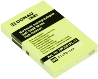 Donau U7592001PL-11 Öntapadó jegyzettömb  eco 51x76 mm 100 lap sárga kép
