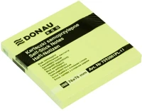 Donau U7593001PL-11 Öntapadó jegyzettömb  eco 76x76 mm 100 lap sárga kép