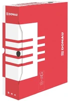 Donau U7661301FSC-04 Archiváló doboz  karton a/4 100 mm piros kép