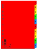 Donau U7712095PL-99 Regiszter  műanyag a/4 1-10 színes kép