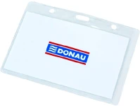 Donau U8343001PL-00 Azonosítókártya tartó  96x66 mm puha műanyag oldalt nyitott átlátszó kép