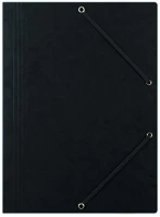 Donau U8643080-01PL Gumis mappa  a/4 prespán fekete kép