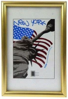 Dörr D801014 New york 13x18 arany színű képkeret kép