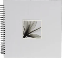 Dörr D880350 fotóalbum, spirálos, ablakos, beragasztós, unitex, 34x34cm, 20lap/40oldal kép