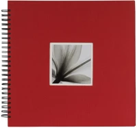 Dörr D880353 fotóalbum, spirálos, ablakos, beragasztós, unitex, 34x34cm, 20lap/40oldal kép