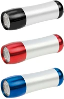 Dörr D980370-C Torpedo zseblámpa 9 led-del, piros kép