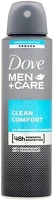 Dove 25.00475 Izzadásgátló deo férfi  clean comfort 150ml kép