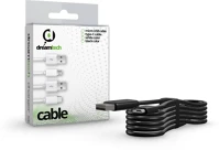 Dreamtech 117946 Usb-c kábel 1m fekete (117946) kép