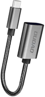 Dudao HU6970379618370 L15t adapter - usb / type-c (usb-c) adapter szürke kép