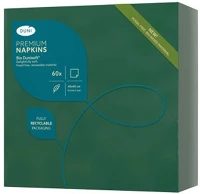 Duni 60DB/CSG Soft szalvéta sötétzöld, 40x40, 60db/csg, 6csg/karton kép