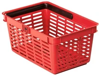 Durable 11.0140304 Bevásárlókosár  műanyag 19l piros kép