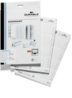 Durable 145602 Névjegykártyatartó betét  60x90 mm 8 db/ív kép