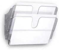 Durable 1709014400 Prospektustartó, fali, fekvő, a4,  