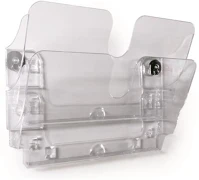 Durable 1709022400 Prospektustartó, fali, fekvő, a4, mágneses,  