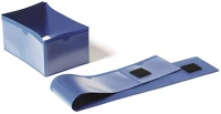 Durable 172407 Címketartó zseb, raklapláb, 140x65 mm / 90x65 mm, kék kép