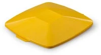 Durable 1801621030 Hulladékgyűjtő-tető  durabin 40l négyzet sárga kép