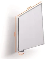 Durable 187119 Információs tábla, 149x149 mm, mágneses, áttetsző kép