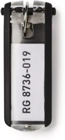 Durable 195701 Kulcsjelölő címke beírós 6 db/csomag, fekete, kép