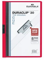 Durable 220003 Clip-mappa  duraclip a/4 30 lapig piros kép