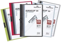 Durable 220010 Clip-mappa  duraclip a/4 30 lapig szürke kép