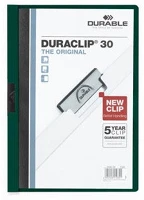 Durable 220032 Clip-mappa  duraclip a/4 30 lapig sötétzöld kép