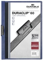 Durable 220907 Klip mappa 60lap  duraclip®, sötétkék kép