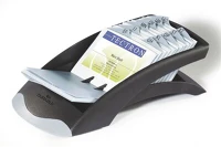 Durable 241301 Fekvő fekete névjegykártyatartó kép